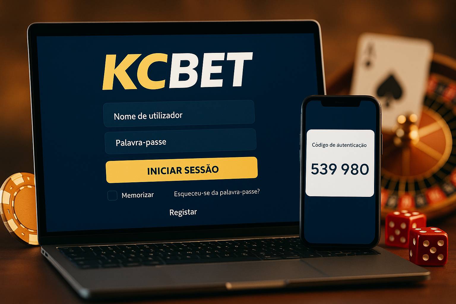 Login no Cassino KCBET